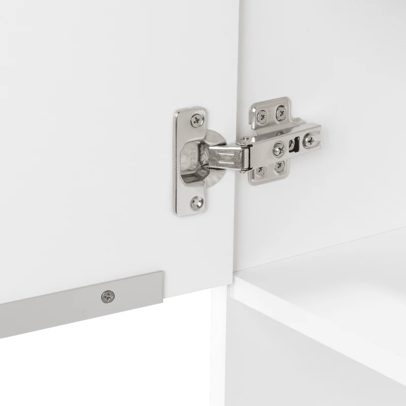 Gabinete de Baño Real, Blanco, con Tres Entrepaños ZF