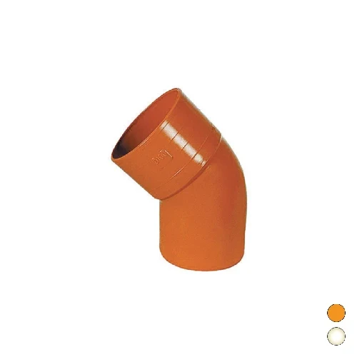 Curva 45 in pvc diam. 80