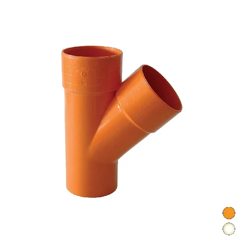 Derivazione 45 in pvc diam. 63
