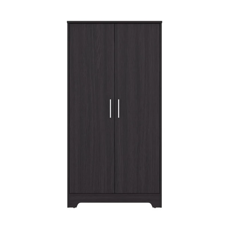 Alacena Ossa, Wengue, con 3 Entrepaños y 2 Puertas para Implementos de Cocina ZF