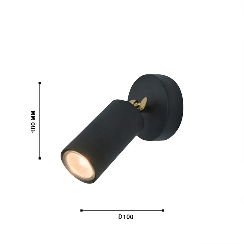 Lámpara de Pared Astro, Negro
