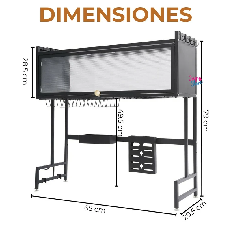 Escurridor Platos Cocina Gabinete Organizador Loza Secaplatos