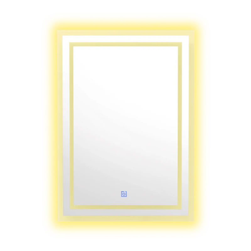 Espejo Rectangular Calatea, con Luz LED Cálida +Touch