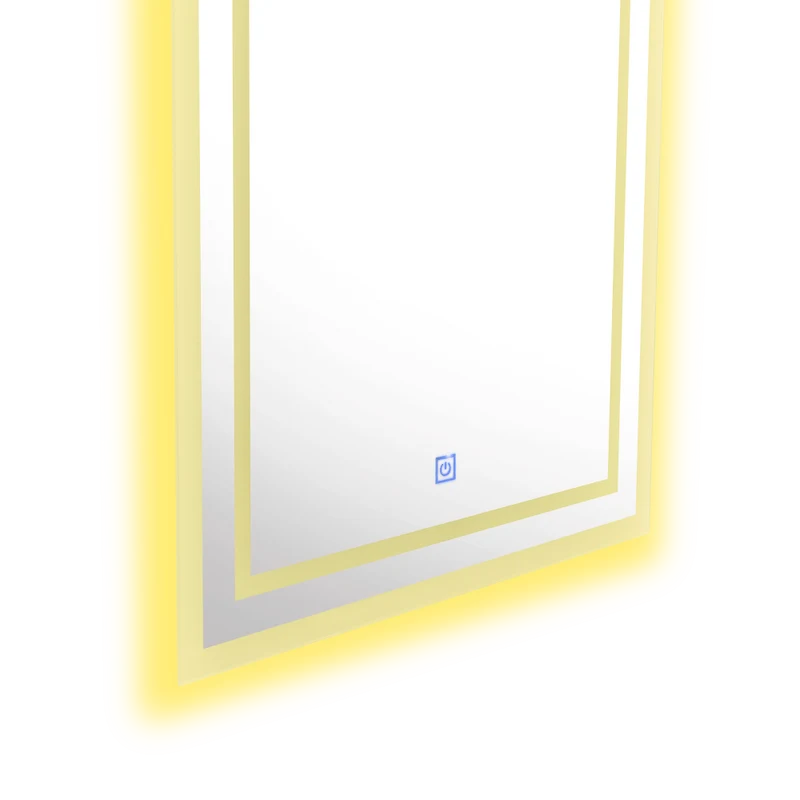 Espejo Rectangular Calatea, con Luz LED Cálida +Touch