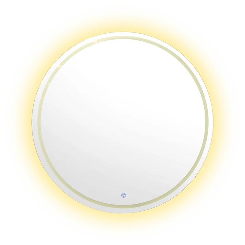 Espejo Circular Lotto, con Luz LED y Botón Touch