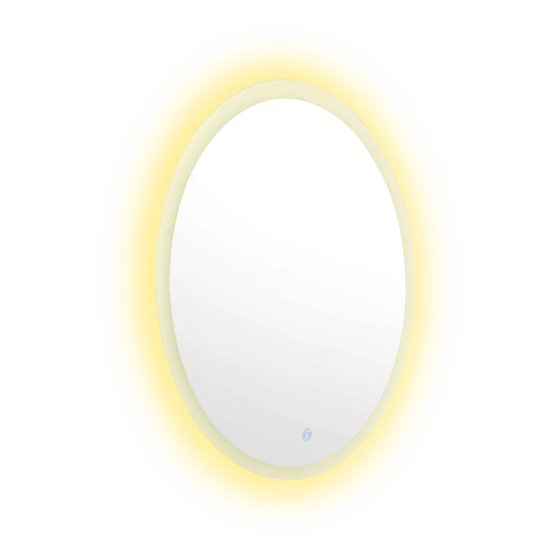 Espejo Circular Samán, con Luz LED y Botón Touch