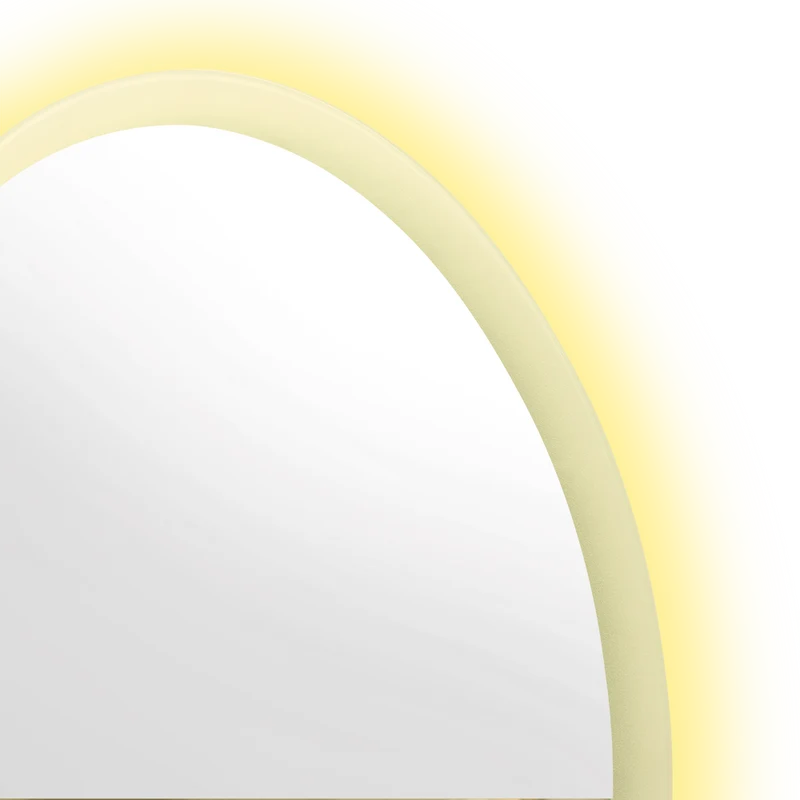 Espejo Circular Samán, con Luz LED y Botón Touch