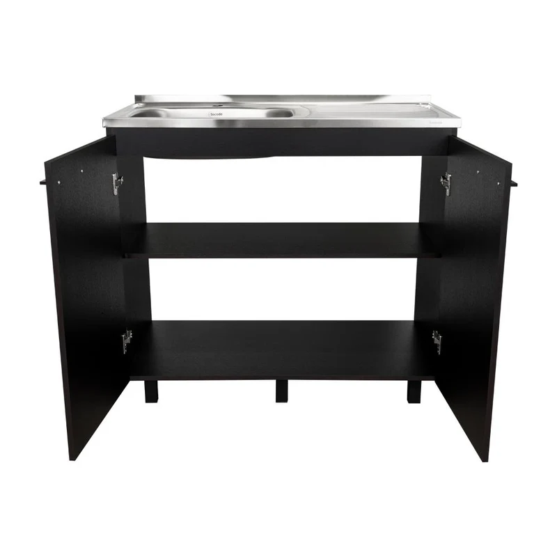 Gabinete Inferior Cantabria, Wengue, Ideal para Espacio Reducidos ZF