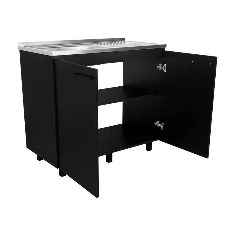 Gabinete Inferior Cantabria, Wengue, Ideal para Espacio Reducidos ZF
