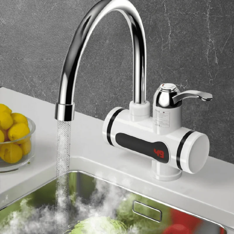 Grifo Calentador de Agua Instantáneo Eléctrico para Cocina