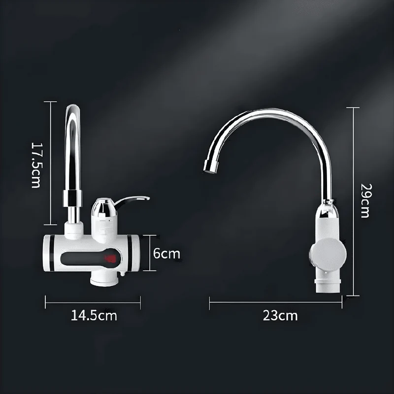 Grifo Calentador de Agua Instantáneo Eléctrico para Cocina