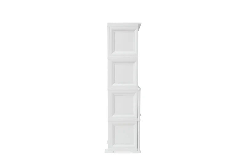Mueble Organizador Elegance Liso Monet, Blanco Perla, con Dos Puertas Batientes