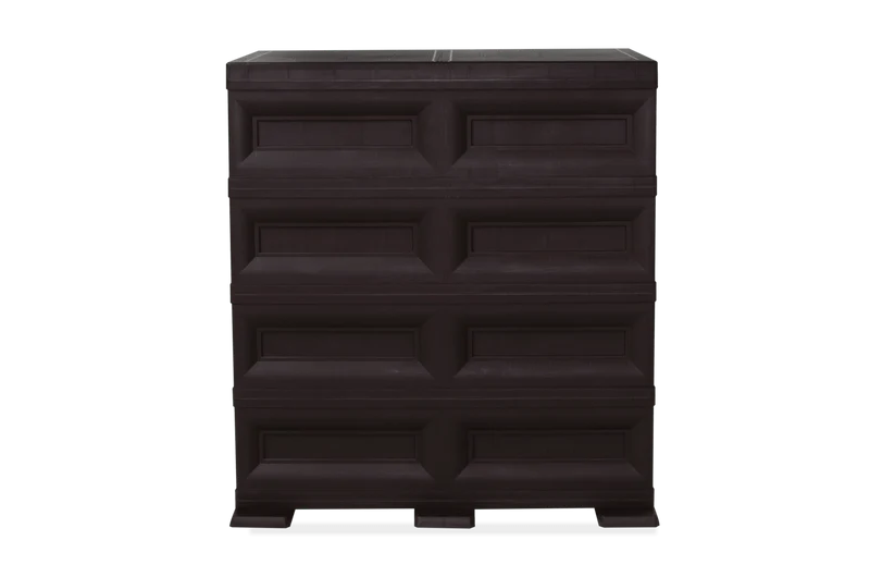 Mueble Organizador Elegance Van Gogh, Wengue, con Ocho Cajones Deslizables