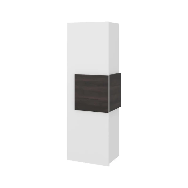 Gabinete de Baño Picasso, Kronos Blanco y Kronos Nogal, con Espacio para Guardar Objetos de Aseo ZF