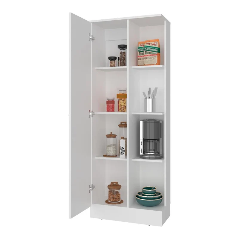 Alacena Multiusos Atol, Kronos Blanco, con Puerta Abatible y Amplio Espacio de Almacenamiento ZF
