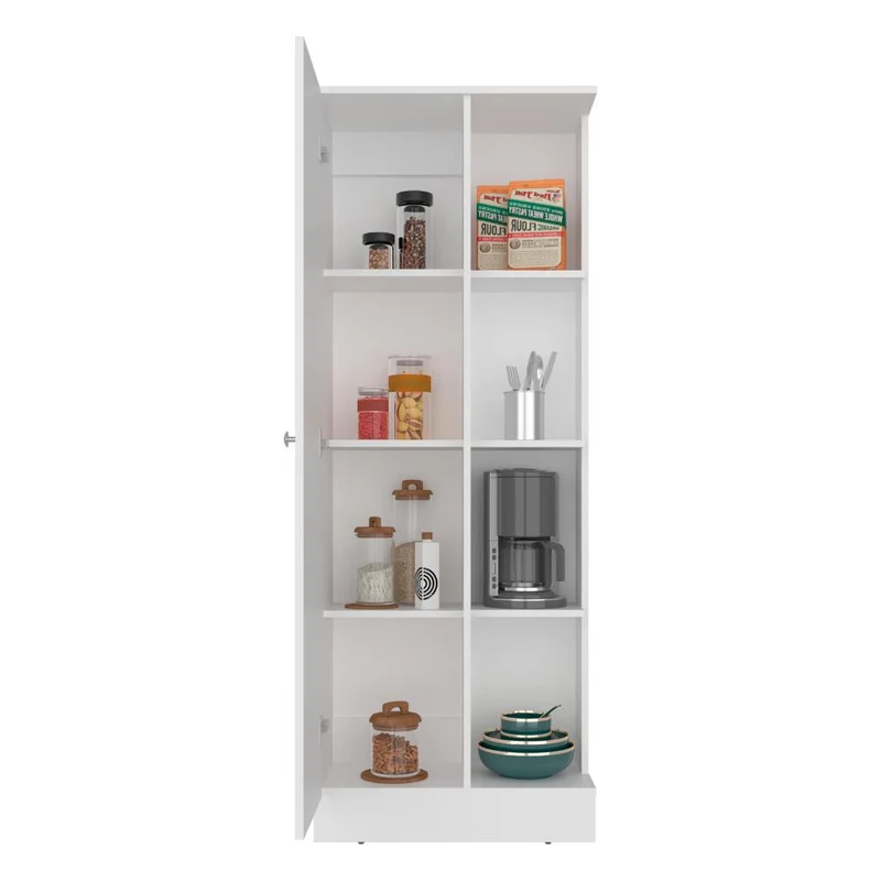 Alacena Multiusos Atol, Kronos Blanco, con Puerta Abatible y Amplio Espacio de Almacenamiento ZF
