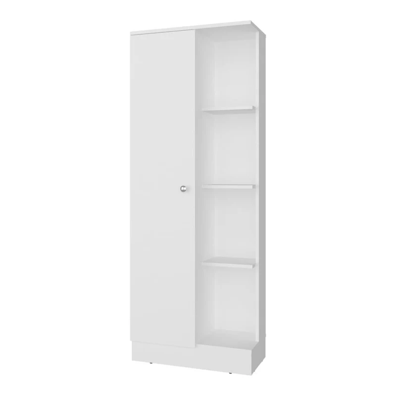 Alacena Multiusos Atol, Kronos Blanco, con Puerta Abatible y Amplio Espacio de Almacenamiento ZF