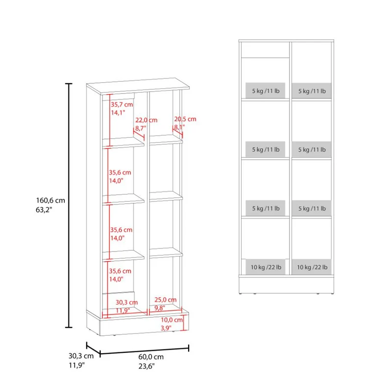 Alacena Multiusos Atol, Kronos Blanco, con Puerta Abatible y Amplio Espacio de Almacenamiento ZF