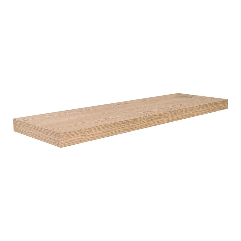 Repisa Flotante Maca X2, Macadamia, con Espacio para Ubicar Objetos ZF