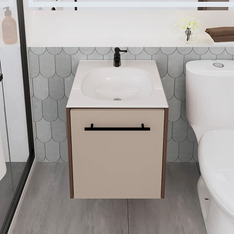 Mueble para Lavamanos Vulcan, Milán y Capri, Incluye Lavamanos Corona en Porcelana Sanitaria