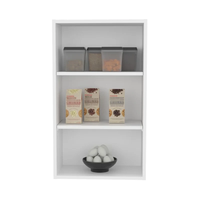 Complemento Gabinete Superior Dibala, Blanco Duqueza, Cuenta con 3 Entrepaños ZF