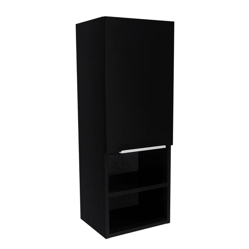 Gabinete de Baño Real, Wengue, con Tres Entrepaños