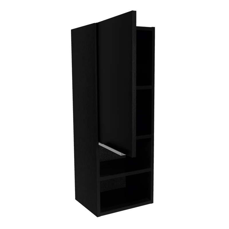 Gabinete de Baño Real, Wengue, con Tres Entrepaños