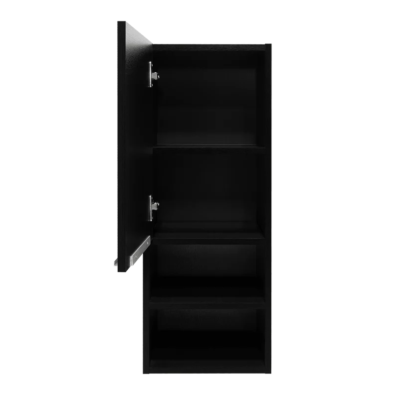 Gabinete de Baño Real, Wengue, con Tres Entrepaños