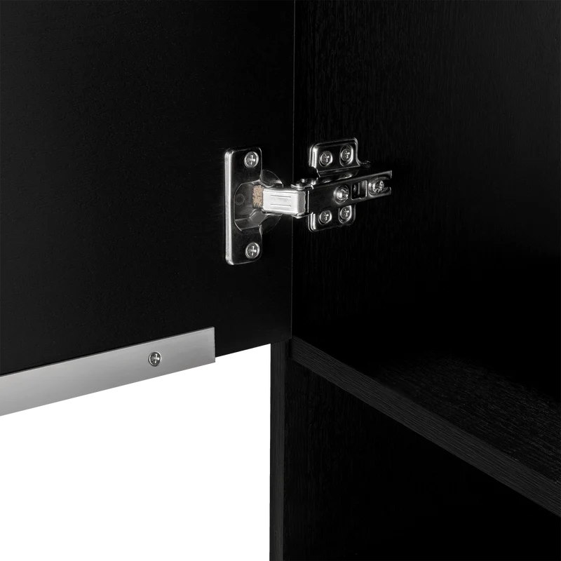 Gabinete de Baño Real, Wengue, con Tres Entrepaños