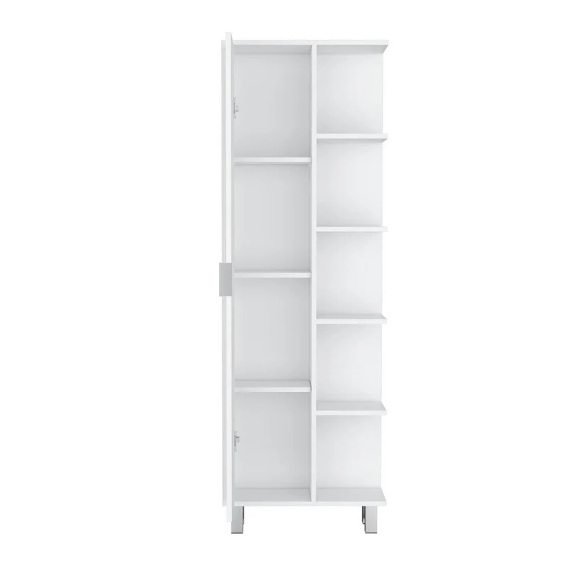 Mueble Auxiliar de Baño Crovic, Blanco, con Puerta Abatible ZF