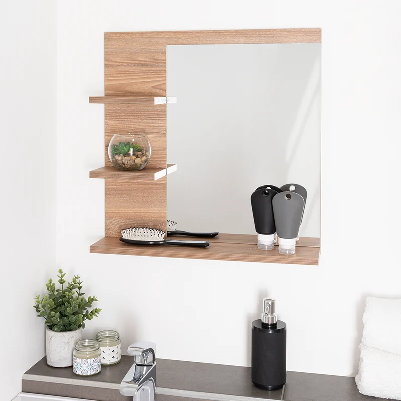 Gabinete de Baño Baume, Café Claro, Ideal para Almacenar Objetos