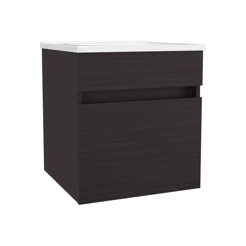 Mueble para Lavamanos Primax, Wengue, con Espacio para Ubicar Objetos de Aseo ZF