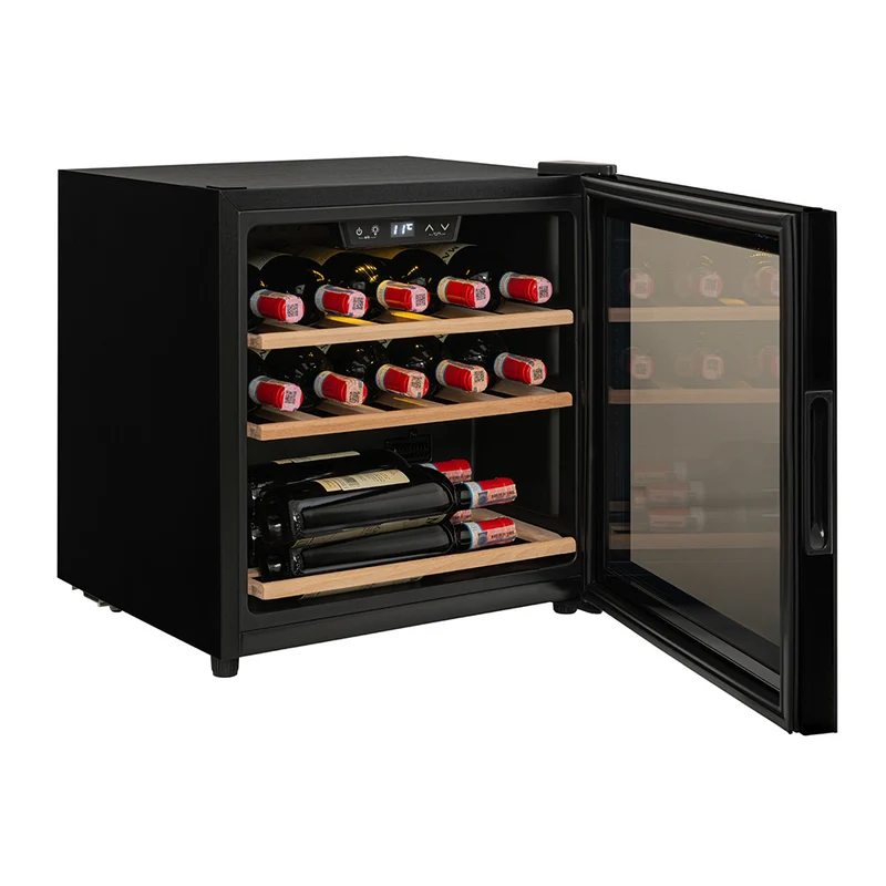 Cava de Vinos de 14 Botellas 40 lt, Negro