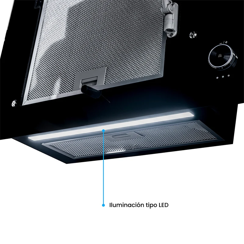 Campana Península Challenger Aura Cristal, Negro