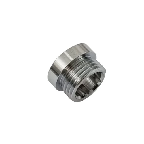 Raccordo in ottone cromo 22f-1/2m 22x1f 1/2m
