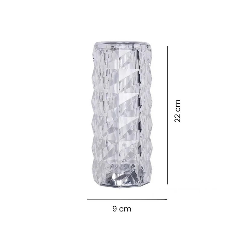Lámpara LED de Mesa Jax, Trasparente