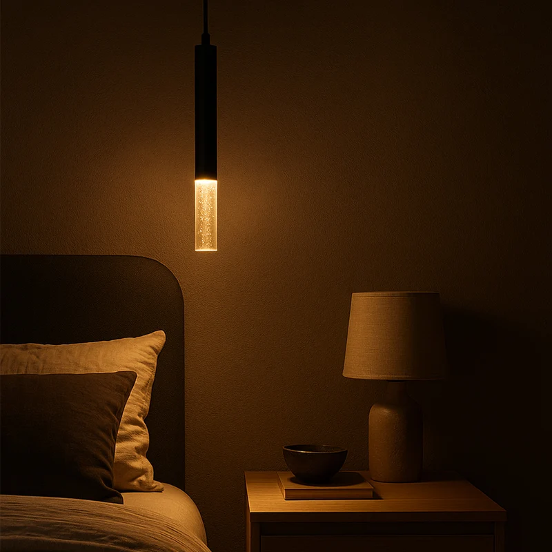 Lámpara Colgante LED Orión, Negro