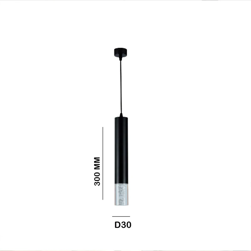 Lámpara Colgante LED Orión, Negro