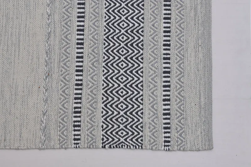 Alfombra Decoghar Ic14540 Kellim con Soporte, Gris