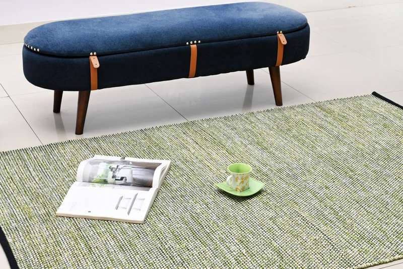 Alfombra Decoghar Ic15353 Champiñon, Verde 1.50 x 2.10 m