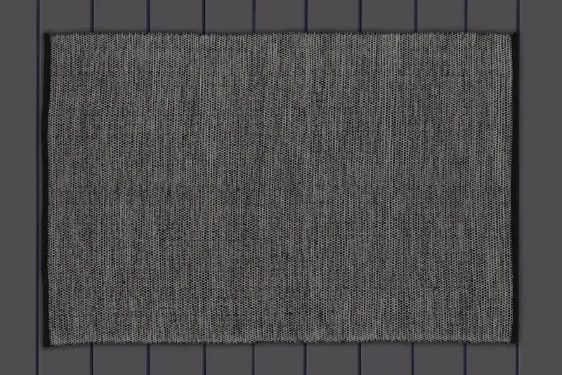 Alfombra Decoghar Ic15652 Champiñon Natural, Negro 0.90 x 1.50 m