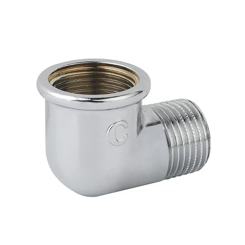 Gomito mf ottone cromo 1/2