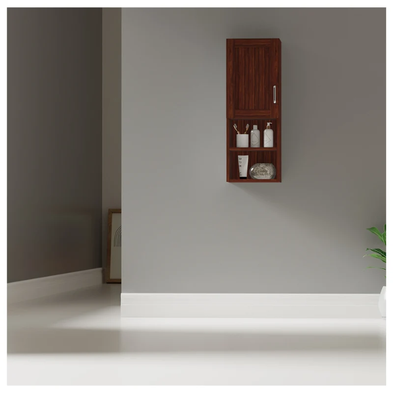 Mueble Auxiliar Lateral de Baño, Chocolate