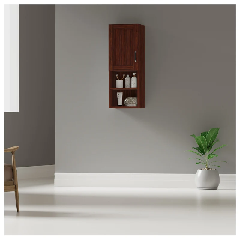 Mueble Auxiliar Lateral de Baño, Chocolate
