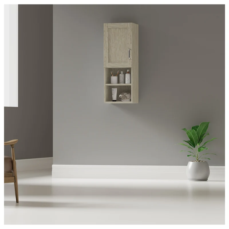 Mueble Auxiliar Lateral de Baño, Pino