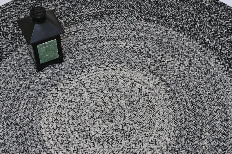 Alfombra Decoghar Ic16122 Aldodon Redondo, Negro