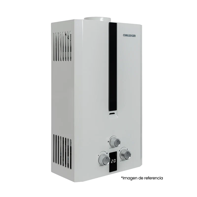 Calentador Gas Natural Challenger, Blanco 10L-Tn