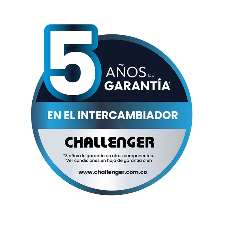 Calentador Gas Natural Challenger, Blanco 10L-Tn