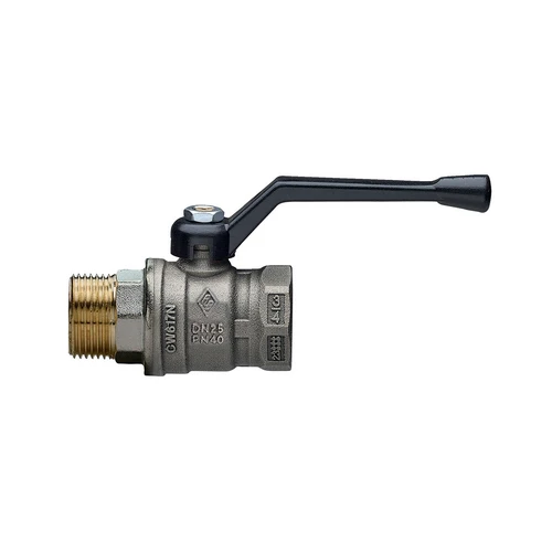 Valvola a sfera a passaggio totale mf con leva junior-sfer 1/2 dn 15 pn 40