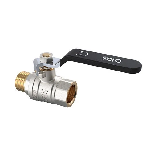 Valvola a sfera ikaro mf leva piatta 3/4 dn 20 pn 40